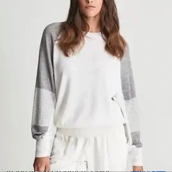 Reiss Cashmere Blend Color Blocked Sweater - Picture 1 of 13